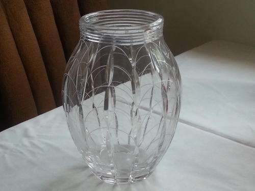 Art Deco crystal vase
