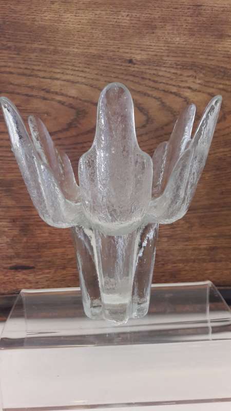Scandinavian Finland Cactus vase by Lasisepat Mantsala  circa 1960's