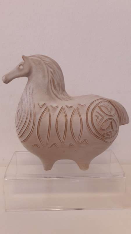High value item -Stig Lindberg for Gustavsberg Sweden stoneware figurine horse circa 1953