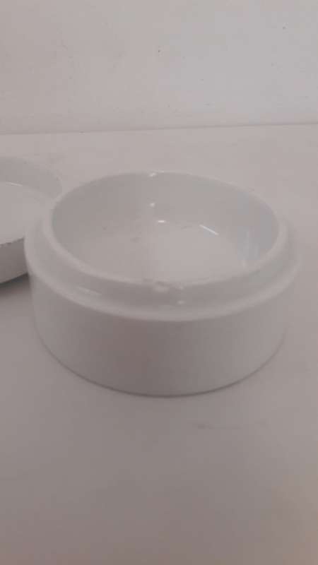 Antique  Branded advertising ware - Late 19th Century British  lidded jar for Burgess Anchovy paste