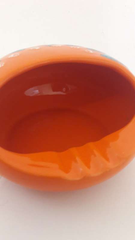 Midcentury Pop Art Retro Space Age Cigar ashtray catch-all bowl by Bertoncello Italy 1960`s