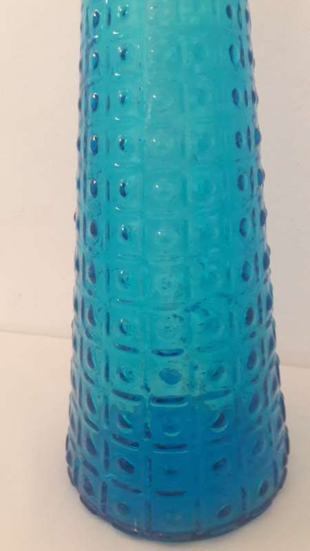 Collectible Retro Genie decanter Empoli Glass Italy 1960's