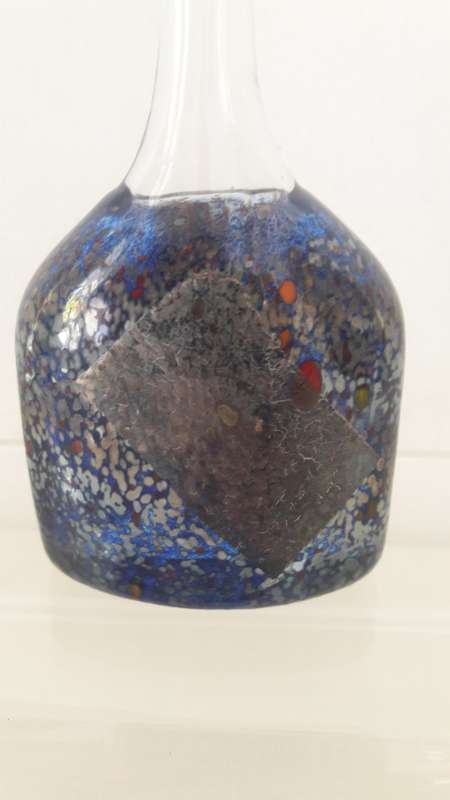 Kosta Boda Sweden  small studio glass Satellite vase by Bertil Valien 1992