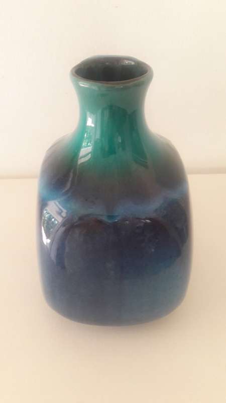 Collectible Midcentury modern German Graflich Ortenburg fat lava jug circa 1960's