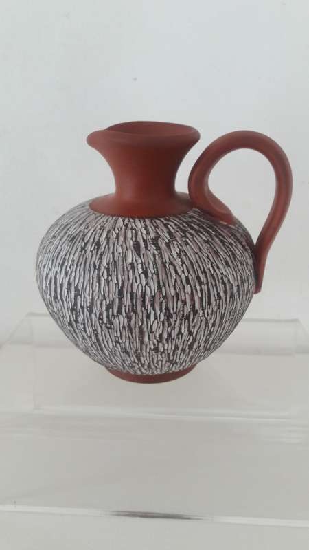 Collectible Acru Wekara West German studio pottery carafe 1950's