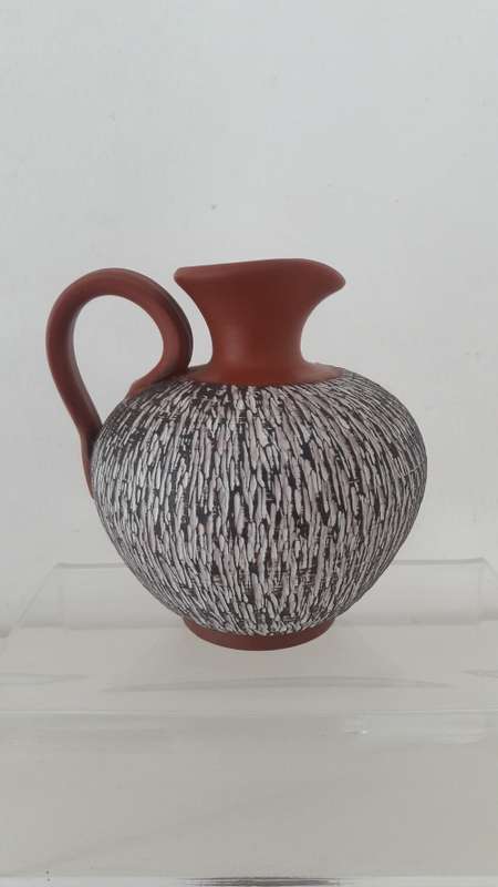 Collectible Acru Wekara West German studio pottery carafe 1950's