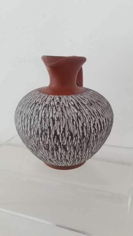 Collectible Acru Wekara West German studio pottery carafe 1950's