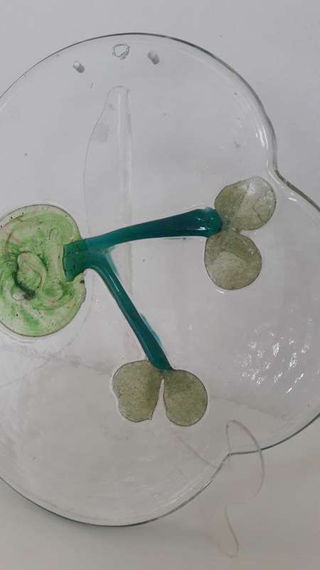 Rare Scandinavian Finnish wall platter by Oiva Toikka for Nuutajarvi circa 1970's signed