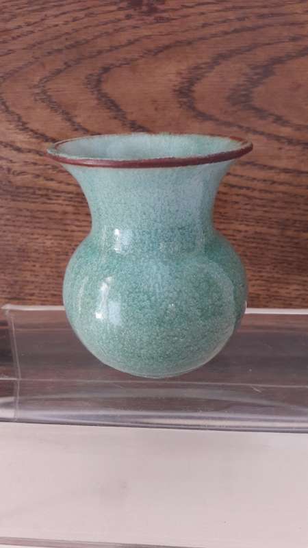 Linn Ware studio ceramic posy vase circa 1940`s