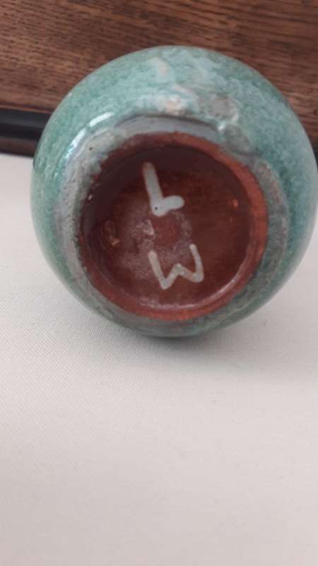 Linn Ware studio ceramic posy vase circa 1940`s