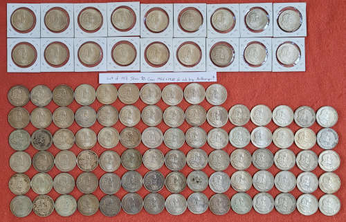 Lot of 103x Silver R1 1966 & 1968 Coins @No Reserve!! Starting @ Spot!