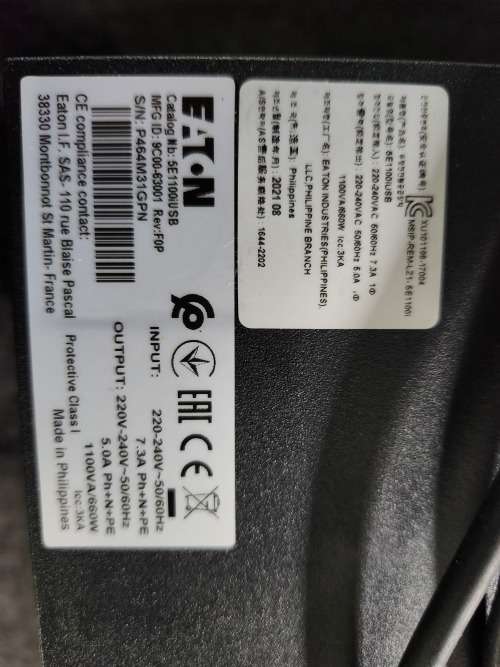 Eaton 1100VA UPS