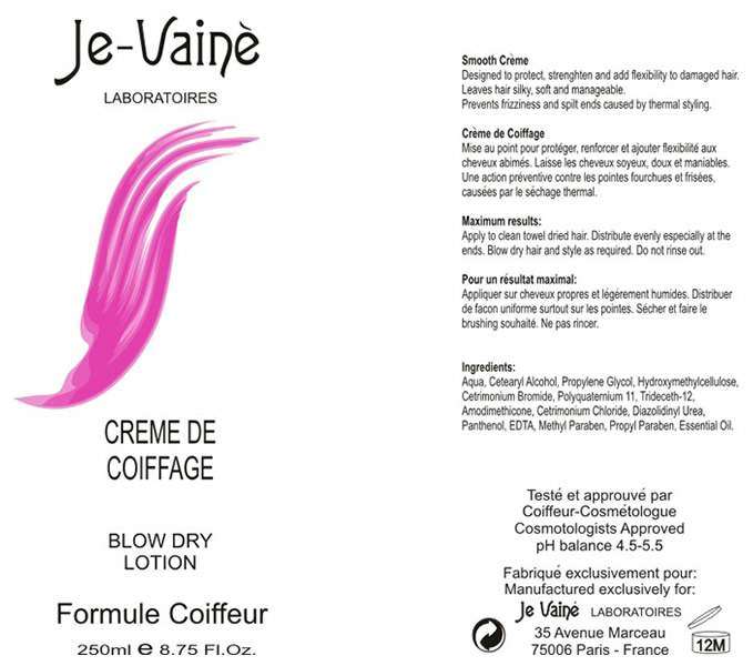 JE-VAINE Blowdry Lotion 250ml