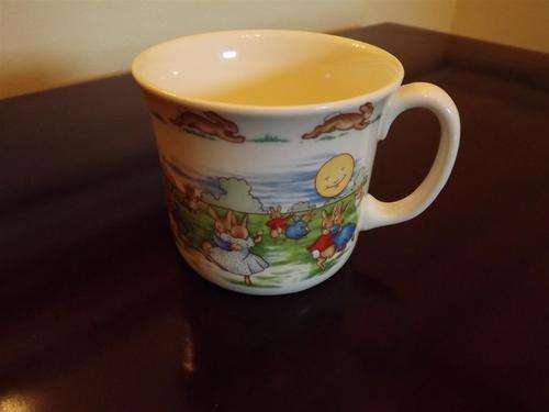 ROYAL DOULTON BUNNYKINS 1936 SINGLE HANDLED 60TH ANNIVERSARY MUG - BEAUTIFUL !