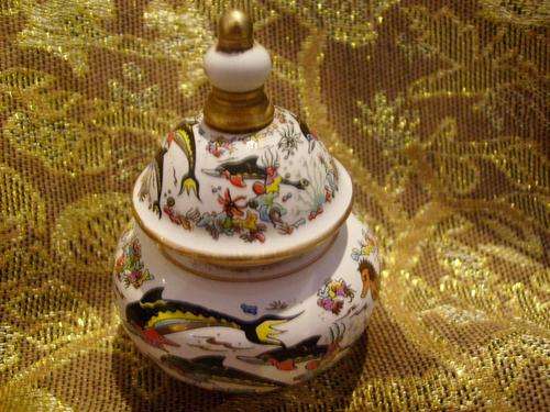 GREEK PERFUME HANDMADE BOTTLE VENUS SERIES PERFUMES  FROM GREECE, MADE BY SWAROVSKI -COLLECTORS ITEM