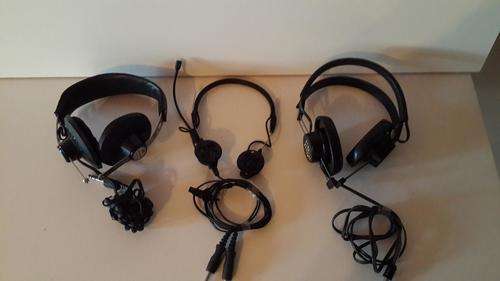 Telex and Maruni Aircraft Headphones