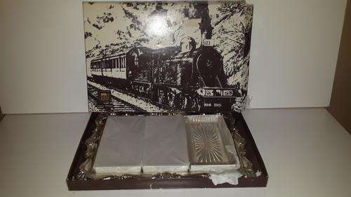 Exquisite Silver Plated Serving Set with 3 glass inserts WOW!!! Hong Kong