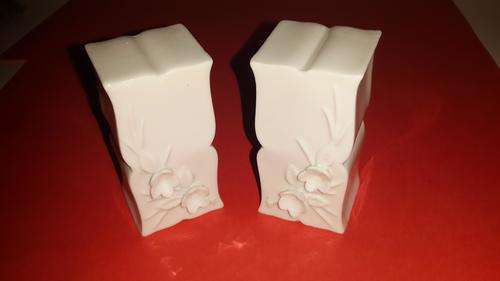 Stunning Porcelain Salt and Pepper Shakers