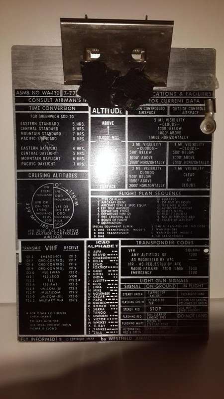 WOW!!! Awesome Aircraft Clipboard