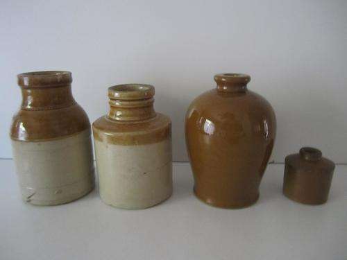 Fabulous Assortment of Vintage Collectable Stoneware Jars!
