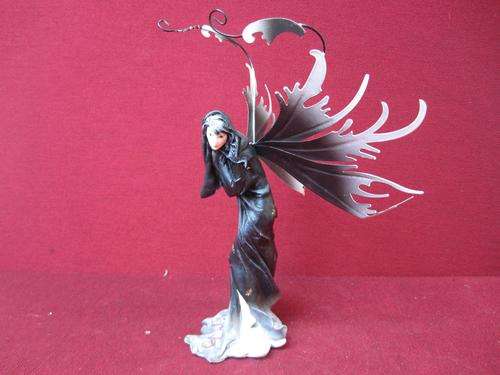 Stunning Cloaked Fairy Figurine! Reminiscent of Amy Brown's "Cloak of Stars"!