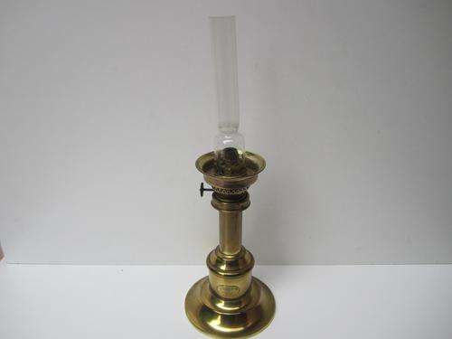Elegant Vintage G.V. HARNISCH (Made in Denmark) Brass Lamp!