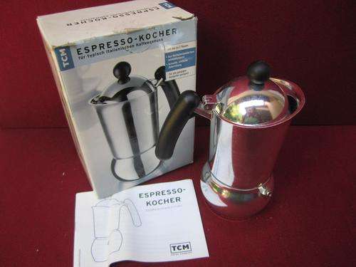 Awesome "TCM Espresso-Kocher"! Get that kick with a delicious Espresso!!