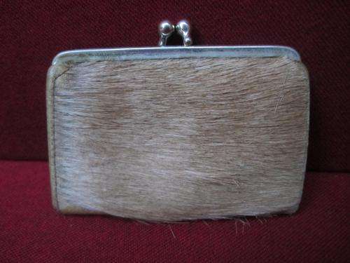 Fabulous Vintage Buck Skin Purse!