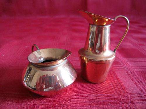 Stunning Pair of Miniature Copper Jugs!