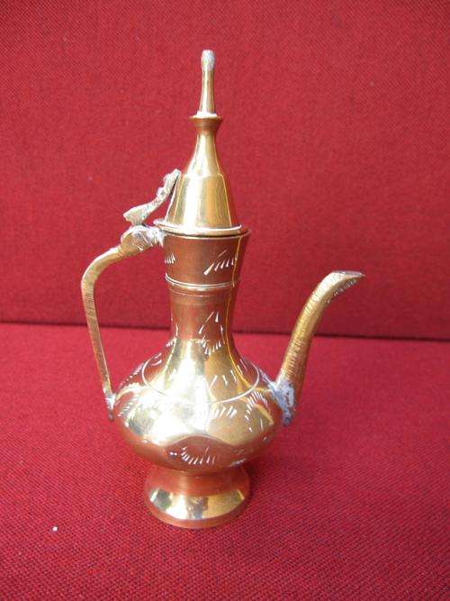 Awesome Vintage Brass Teapot/Coffee Pot!