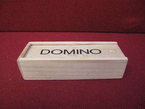Fabulous Wooden DOMINO Set! Perfect travel size!