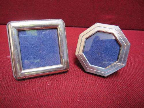 Two Wonderful Miniature Octagonal & Square Picture Frames! Made in Italy.