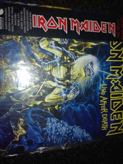 IRON MAIDEN LIVE AFTER DEATH LIMITED EDITION PICTURE DISCS