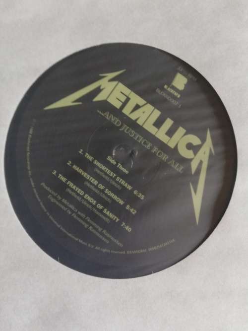 METALLICA - AND JUSTICE FOR ALL 2 X LP