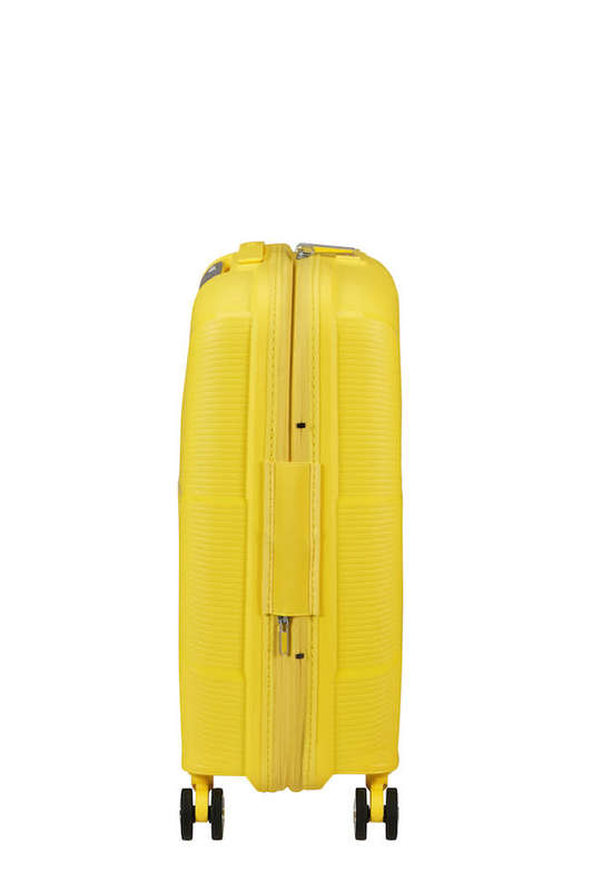 American Tourister StarVibe 55cm Expandable Spinner  Electric Lemon, TSA Lock, Cabin Size