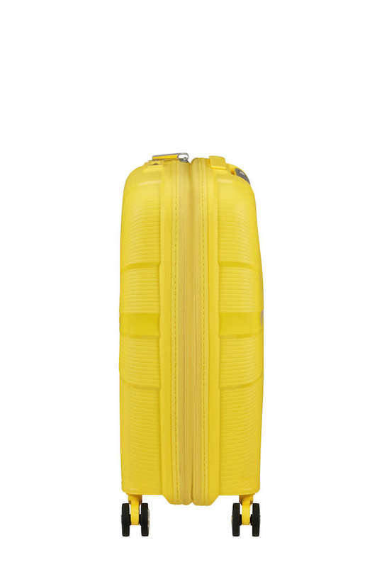 American Tourister StarVibe 55cm Expandable Spinner  Electric Lemon, TSA Lock, Cabin Size
