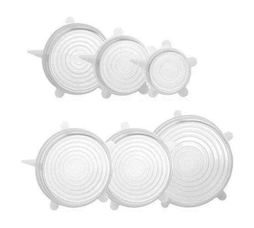 Super Stretch Silicone Lids- Clear