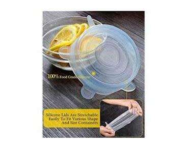 Super Stretch Silicone Lids- Clear