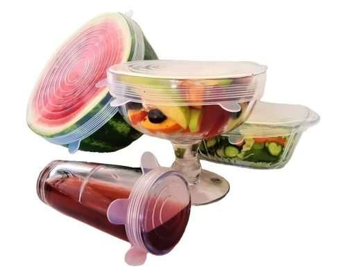 Super Stretch Silicone Lids- Clear