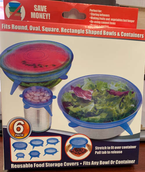Super Stretch Silicone Lids- Clear