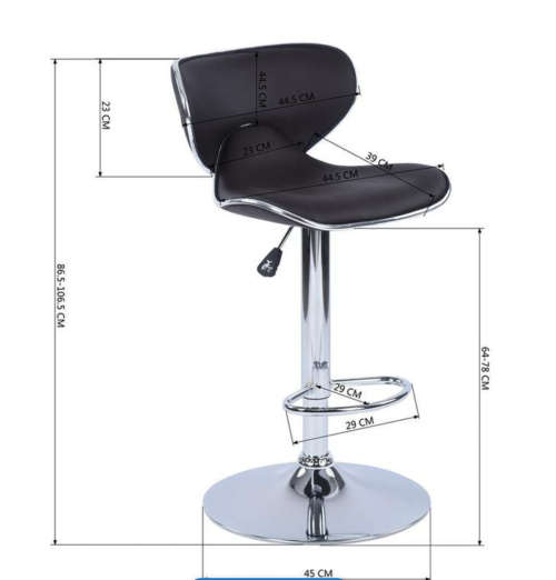 Arn Bar Stools- Black