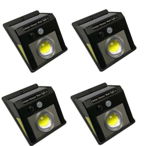 2 Side Lamp Solar Sensor Wall Light