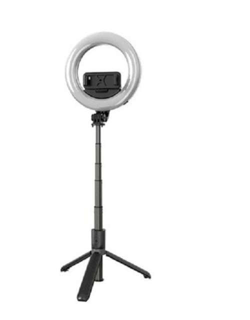 Selfie Stick Tripod With 5` LED Ring Fill Light L07