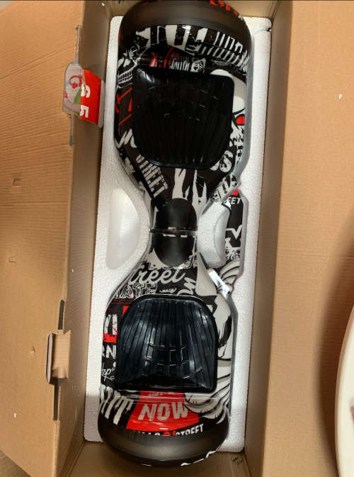 Self Balance Scooter 6.5` Hoverboard-LED-Bluetooth- Black Graffiti