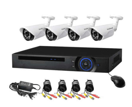 Set of 4 CCTV Cameras for Security