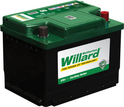 Willard 618\619w car battery 12v