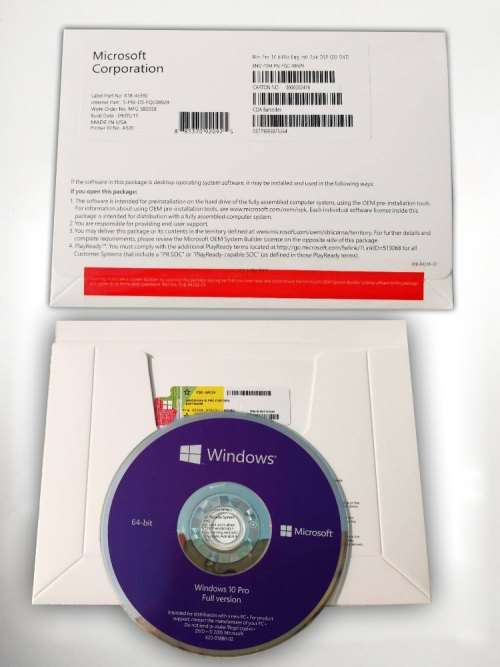 Brand new & Sealed Windows 10 Pro Full DVD Package - 3 Days Courier to your door