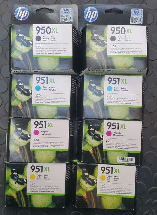New Original HP ink cartridges  High Yield Officejet 950Xl, 951XL