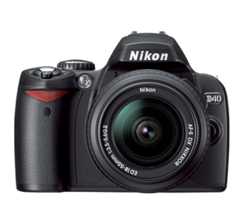 Nikon D40 SLR including Nikkor 18 - 55 mm Lens- Excellent Condition