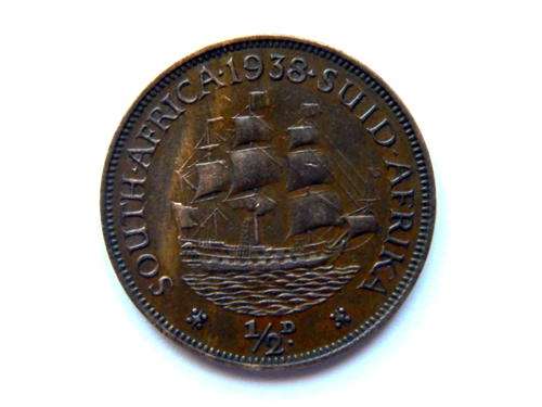 1939 HALF PENNY SUID AFRIKA